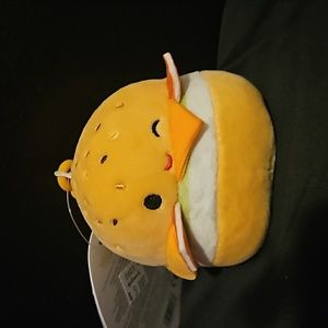 Squishmallow Clip Geronimo 3.5" hamburger